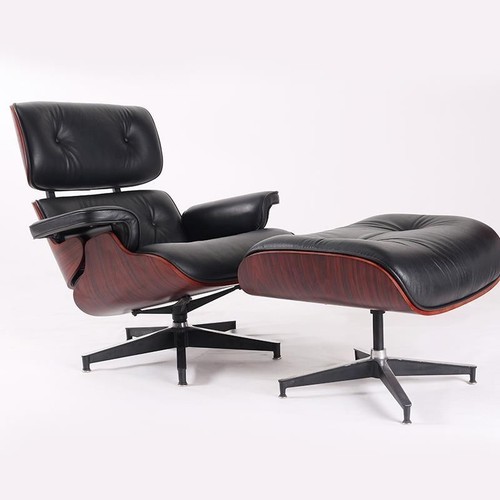 Eames lounge chair with - lounge,